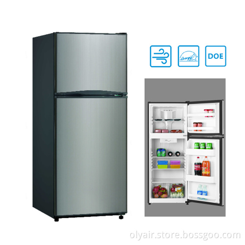 OLYAIR 11.5 Cuft Frost Free Top-Mounted Refrigerator with Stainless Steel Door